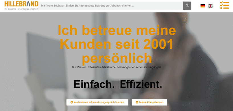 Arbeitssicherheit Hillebrand - Zuverlässige lokale Fachkraft für Arbeitssicherheit in München