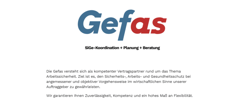 Gefas-FFM GmbH - Empfohlene digitale Fachkraft für Arbeitssicherheit in Frankfurt am Main