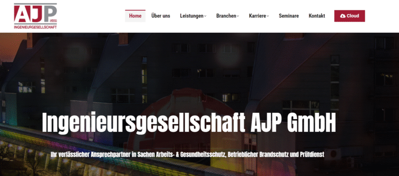 AJP Ingenieurgesellschaft mbH - Empfohlener Anbieter für eine Fachkraft für Arbeitssicherheit und Arbeitsmedizin aus einer Hand