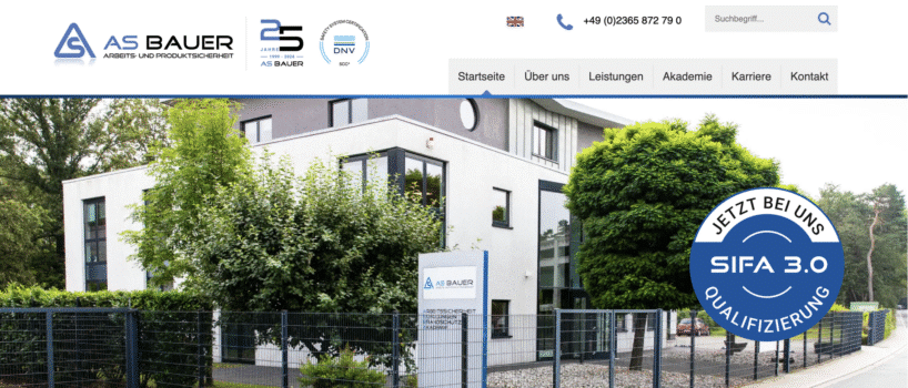 AS Bauer GmbH - Premium-Fachkraft für Arbeitssicherheit in Marl