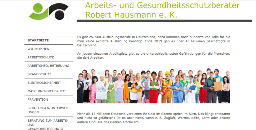 Arbeits- und Gesundheitsschutzberater Robert Hausmann e.K. - Zuverlässige lokale Fachkraft für Arbeitssicherheit in Nürnberg