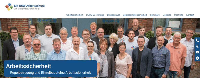 B&K NRW Arbeitsschutz GmbH & Co. KG - Empfohlener Anbieter für eine Fachkraft für Arbeitssicherheit und Arbeitsmedizin aus einer Hand