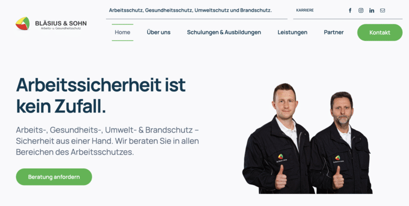 Bläsius & Sohn Arbeits- und Gesundheitsschutz - Zuverlässige lokale Fachkraft für Arbeitssicherheit in Marl
