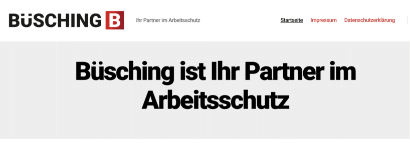 Büsching Arbeitsschutz GmbH - Premium-Fachkraft für Arbeitssicherheit in Minden