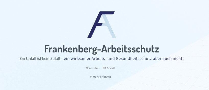 Frankenberg Arbeitsschutz GmbH - Empfohlener Anbieter für eine Fachkraft für Arbeitssicherheit und Arbeitsmedizin aus einer Hand