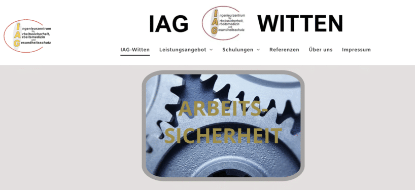 IAG-Witten - Empfohlener Anbieter für eine Fachkraft für Arbeitssicherheit und Arbeitsmedizin aus einer Hand