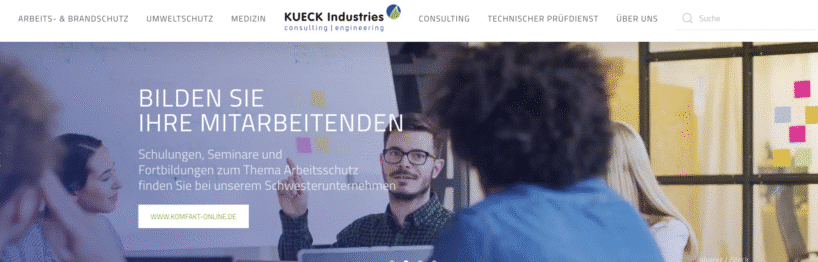 KUECK Industries Deutschland GmbH - Empfohlener Anbieter für eine Fachkraft für Arbeitssicherheit und Arbeitsmedizin aus einer Hand