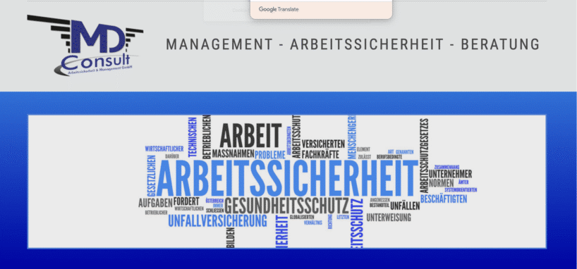 MD-Consult Arbeitssicherheit und Management GmbH - Empfohlener Anbieter für eine Fachkraft für Arbeitssicherheit und Arbeitsmedizin aus einer Hand