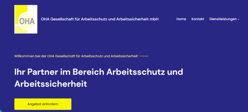 OHA – Gesellschaft für Arbeitsschutz und Arbeitssicherheit mbH - Großer Anbieter von Fachkräften für Arbeitssicherheit in Essen