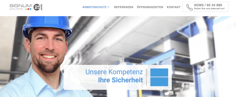 SIGNUM Arbeitsschutz GmbH - Großer Anbieter von Fachkräften für Arbeitssicherheit in Marl