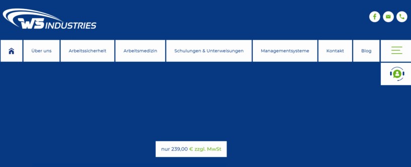 WS Industries GmbH - Empfohlener Anbieter für eine Fachkraft für Arbeitssicherheit und Arbeitsmedizin aus einer Hand