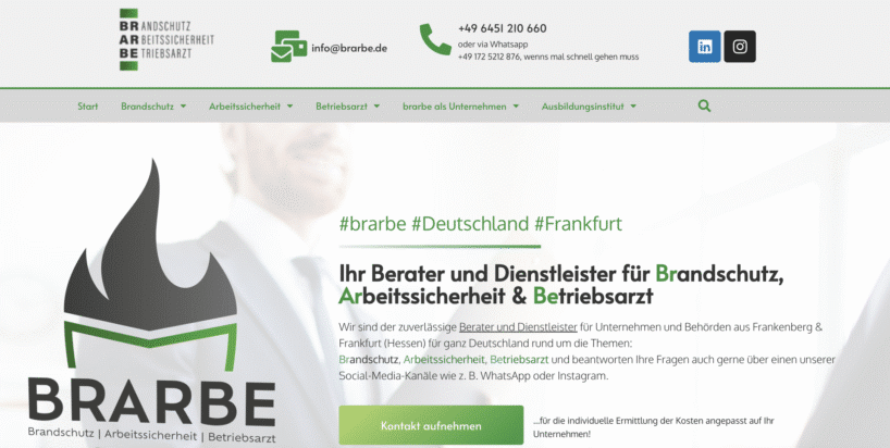 brarbe - Empfohlener Anbieter für eine Fachkraft für Arbeitssicherheit und Arbeitsmedizin aus einer Hand 