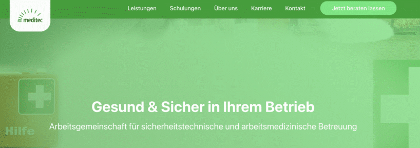 meditec GmbH - Empfohlener Anbieter für eine Fachkraft für Arbeitssicherheit und Arbeitsmedizin aus einer Hand