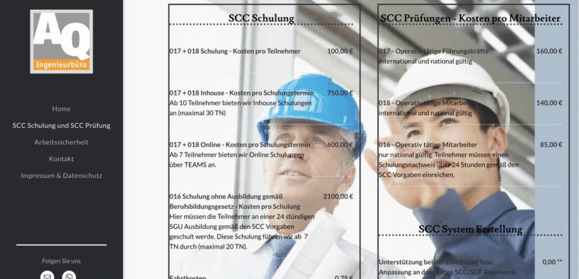 AQ Ingenieurbüro Westhoff - Zuverlässige lokale Fachkraft für Arbeitssicherheit in Arnsberg