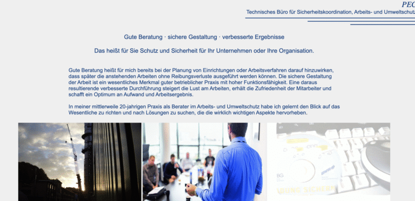 AS Arbeitssicherheit PEC - Zuverlässige lokale Fachkraft für Arbeitssicherheit in Lüdenscheid