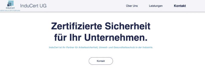 InduCert UG - Empfohlener Anbieter für eine Fachkraft für Arbeitssicherheit und Arbeitsmedizin aus einer Hand