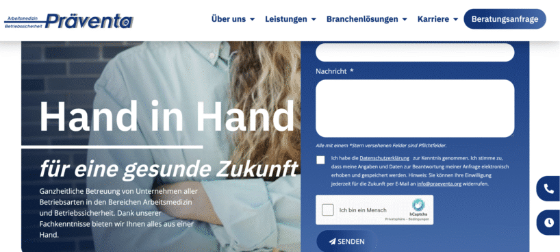 Präventa – Arbeitsmedizin & Betriebssicherheit - Empfohlener Anbieter für eine Fachkraft für Arbeitssicherheit und Arbeitsmedizin aus einer Hand