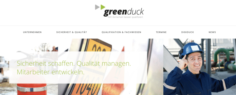 green duck GmbH - Premium-Fachkraft für Arbeitssicherheit in Grevenbroich