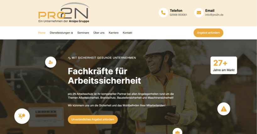 pro 2N Arbeitsschutz GmbH - Premium-Fachkraft für Arbeitssicherheit in Dorsten